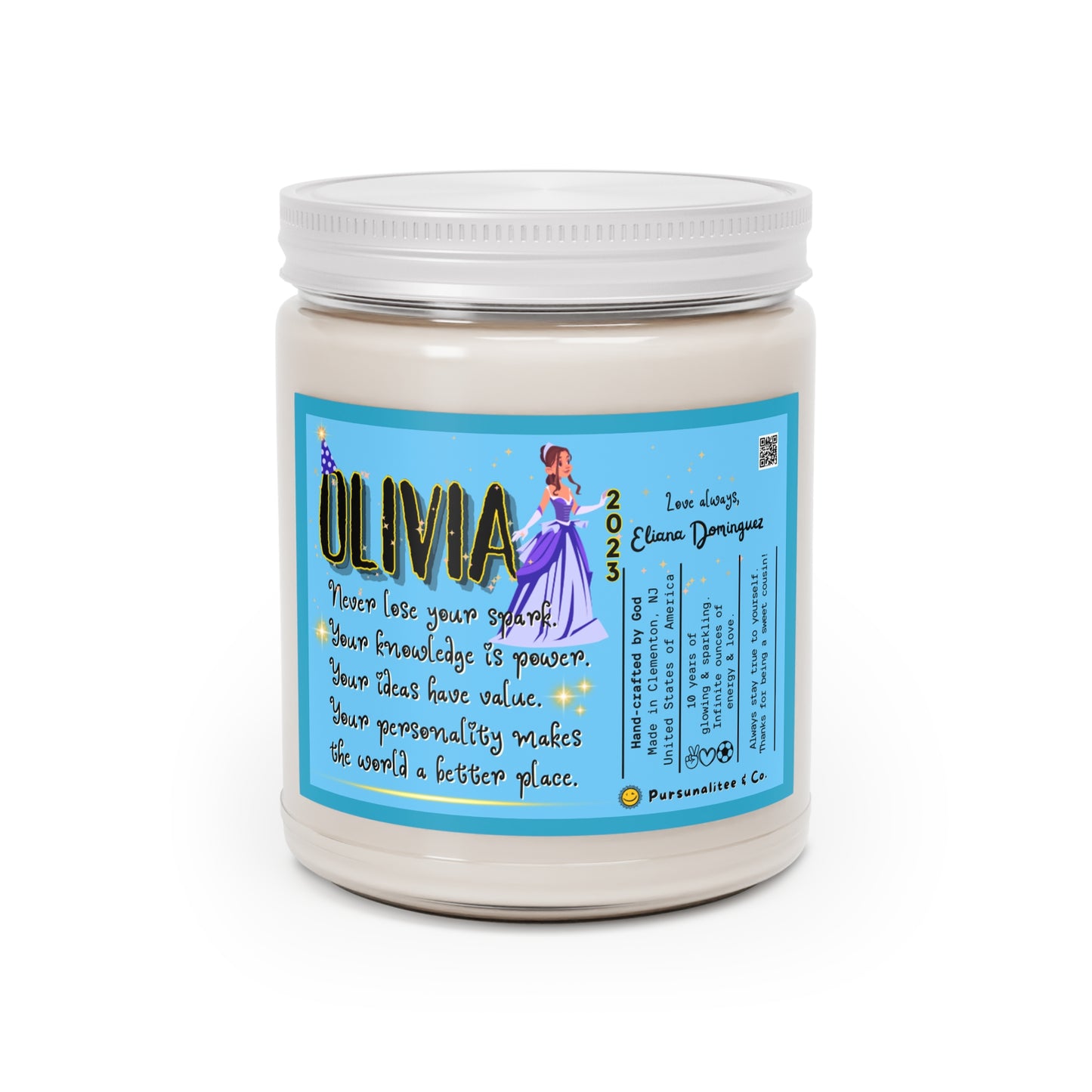 Olivia’s 10th Birthday Scented Candles, 9oz