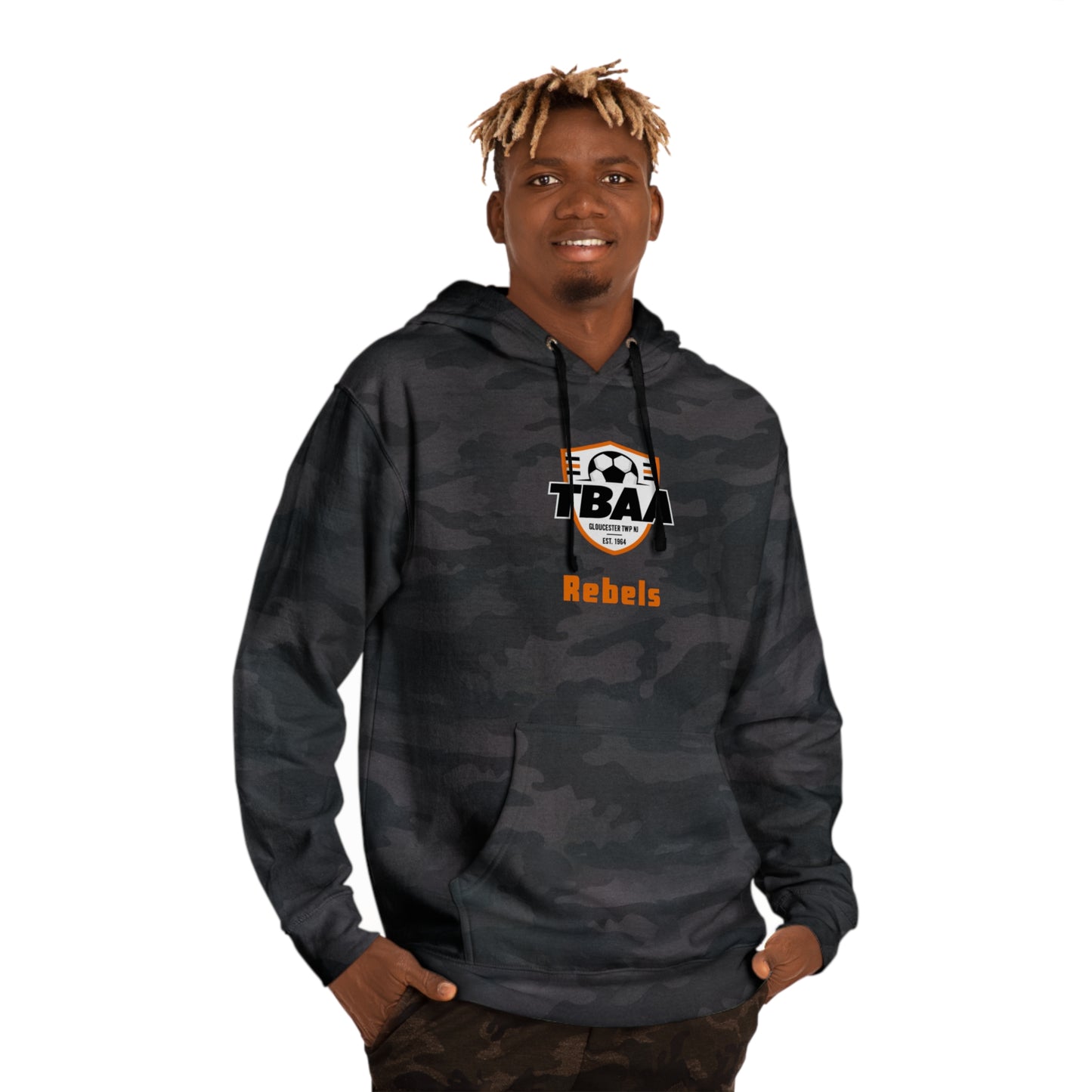 TBAA Rebels Black Camo - Unisex Hooded Sweatshirt