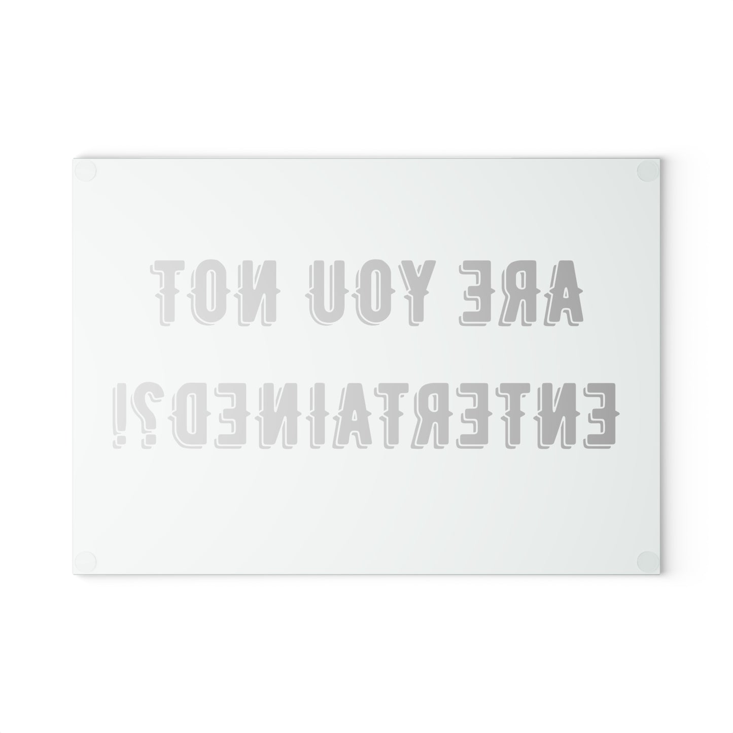 Entertained: Glass Cutting Board