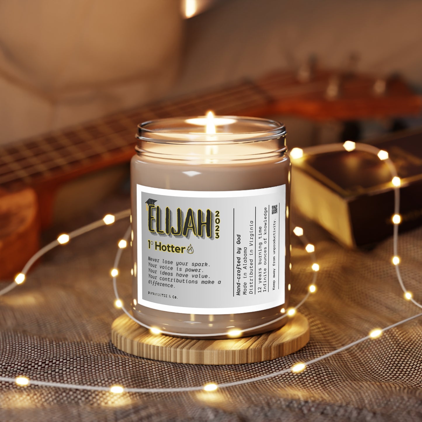Grad, Never Lose Your Spark - Custom #1 Scented Candles, 9oz