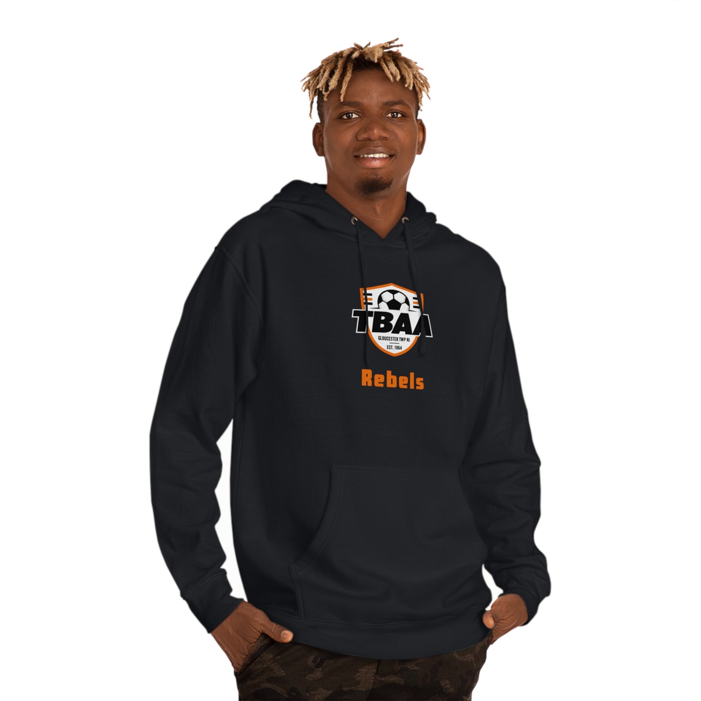 TBAA Rebels Black Camo - Unisex Hooded Sweatshirt