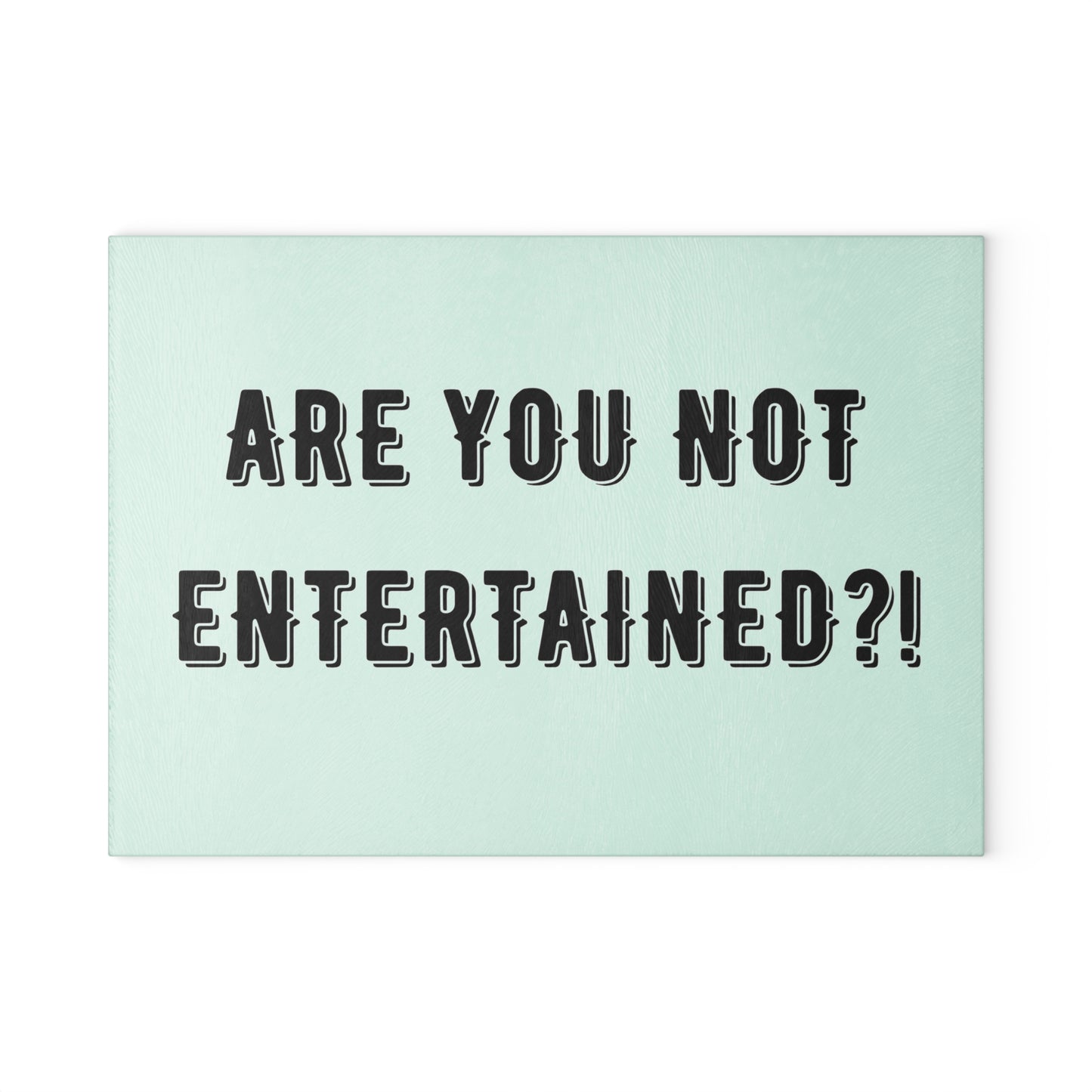 Entertained: Glass Cutting Board