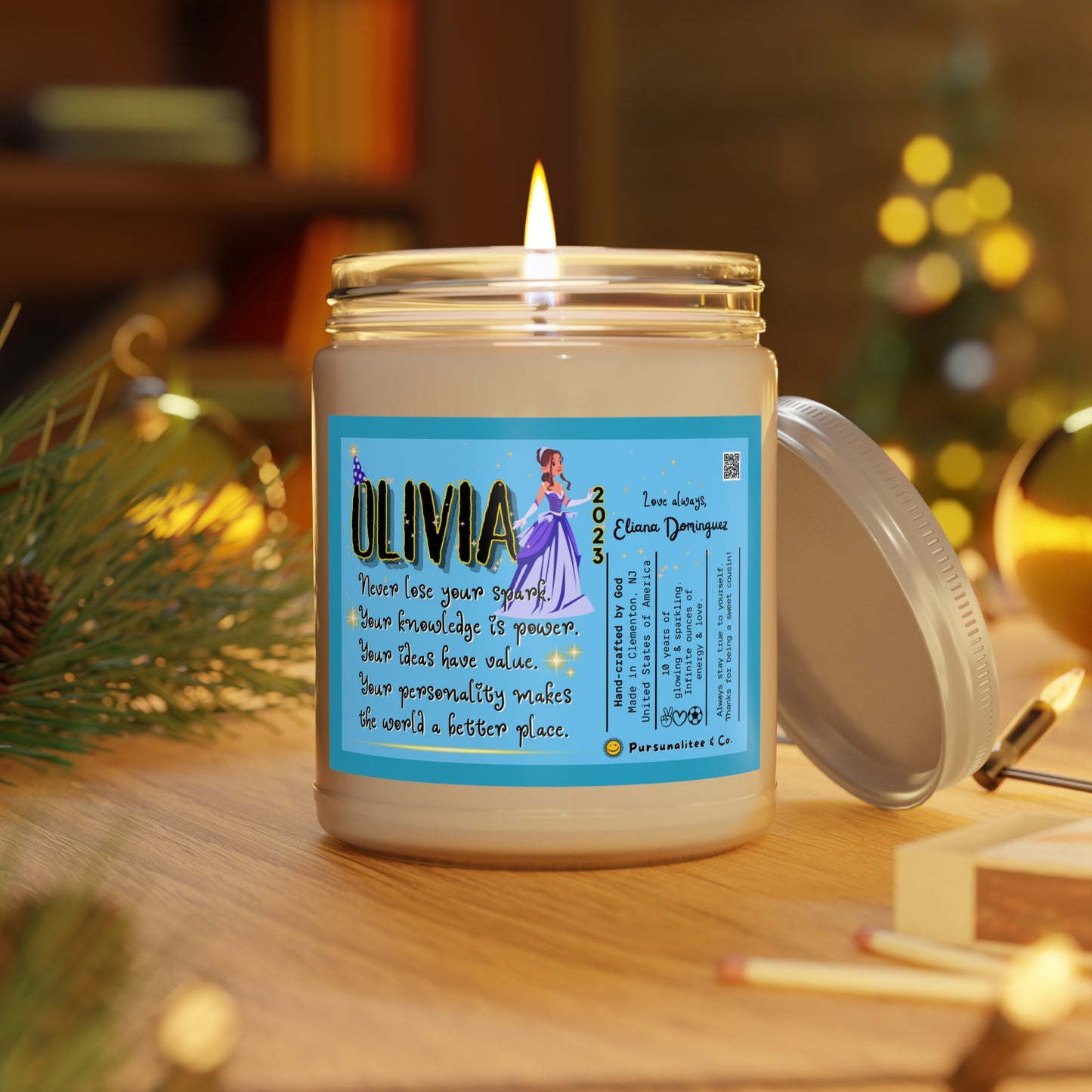 Olivia’s 10th Birthday Scented Candles, 9oz