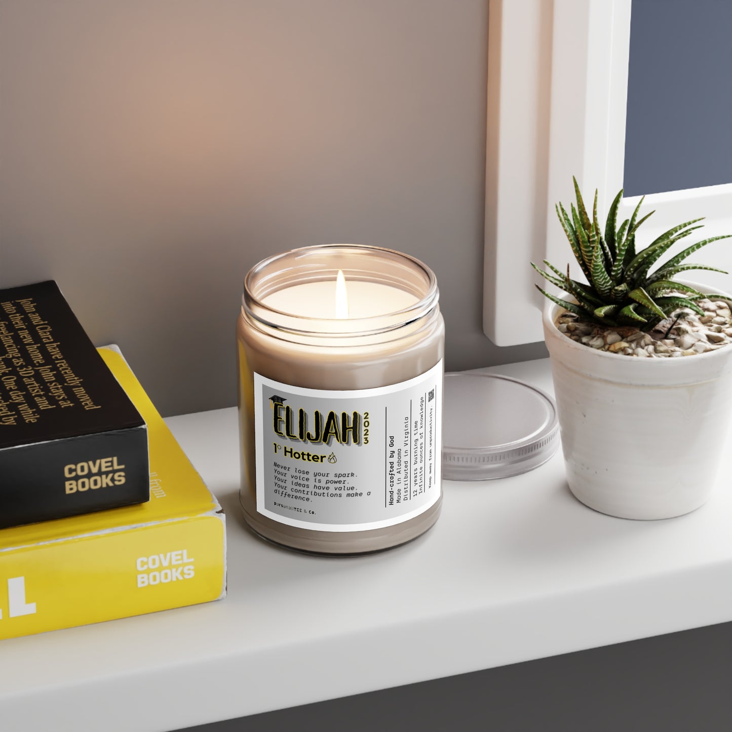 Grad, Never Lose Your Spark - Custom #1 Scented Candles, 9oz