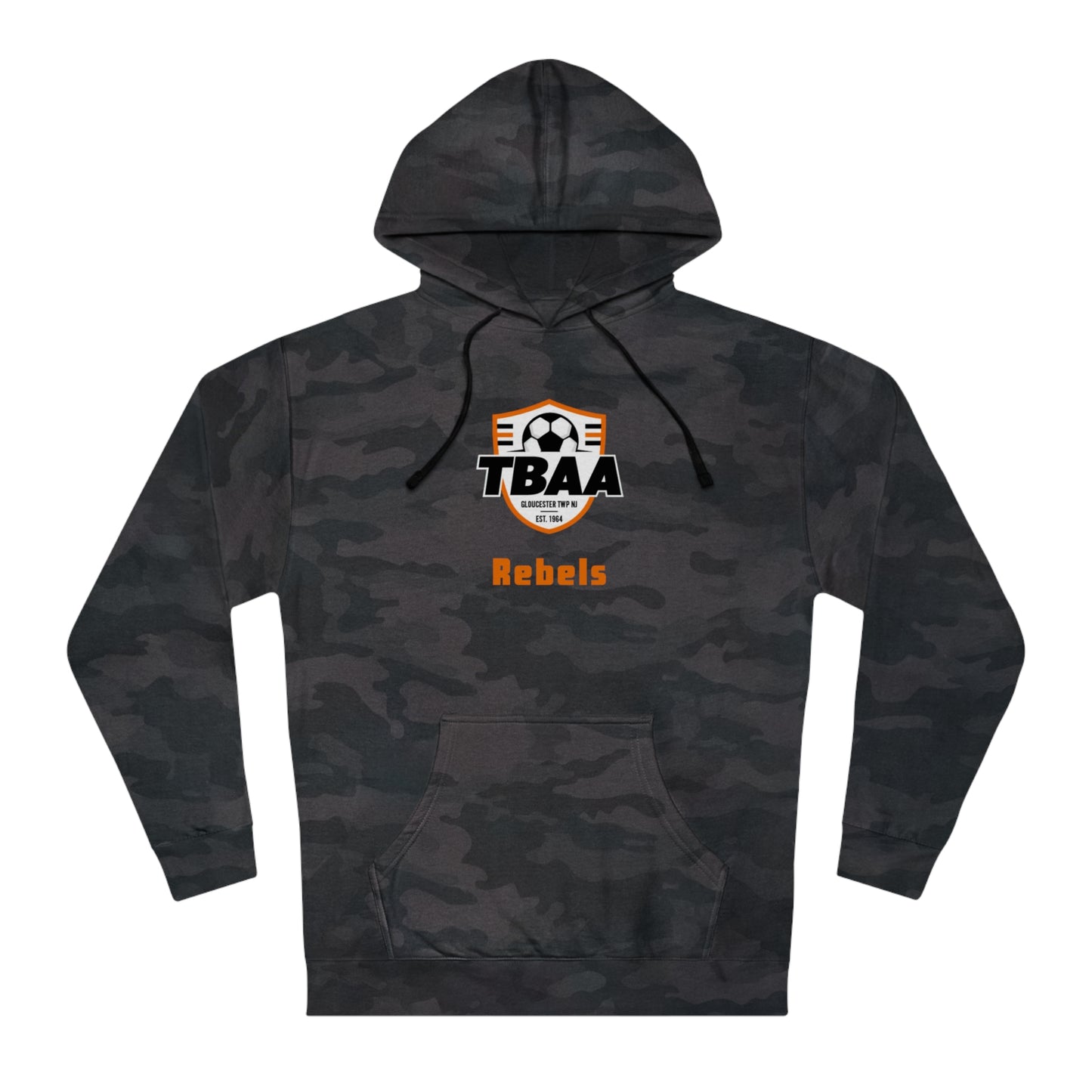 TBAA Rebels Black Camo - Unisex Hooded Sweatshirt