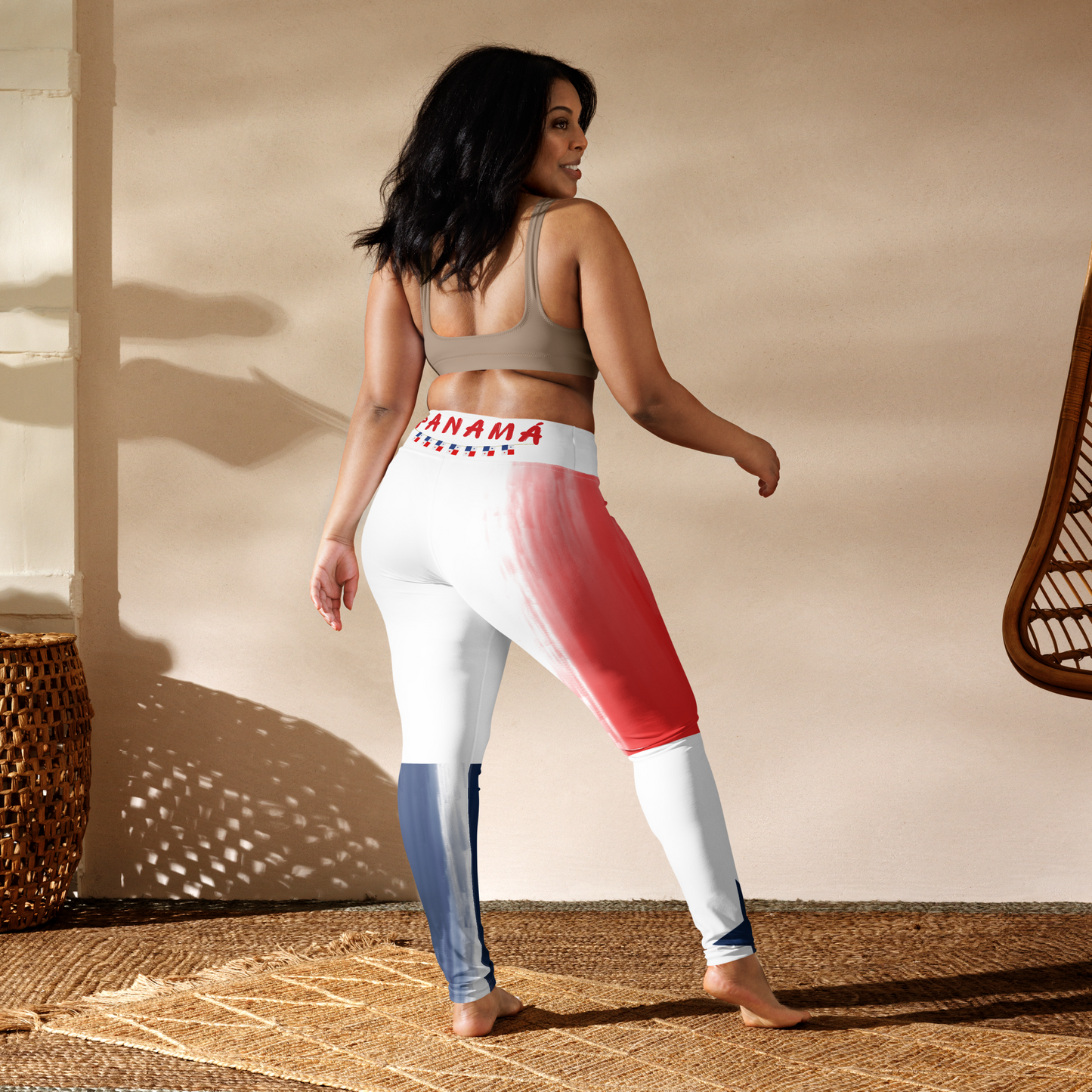 Panama Flag Yoga Leggings