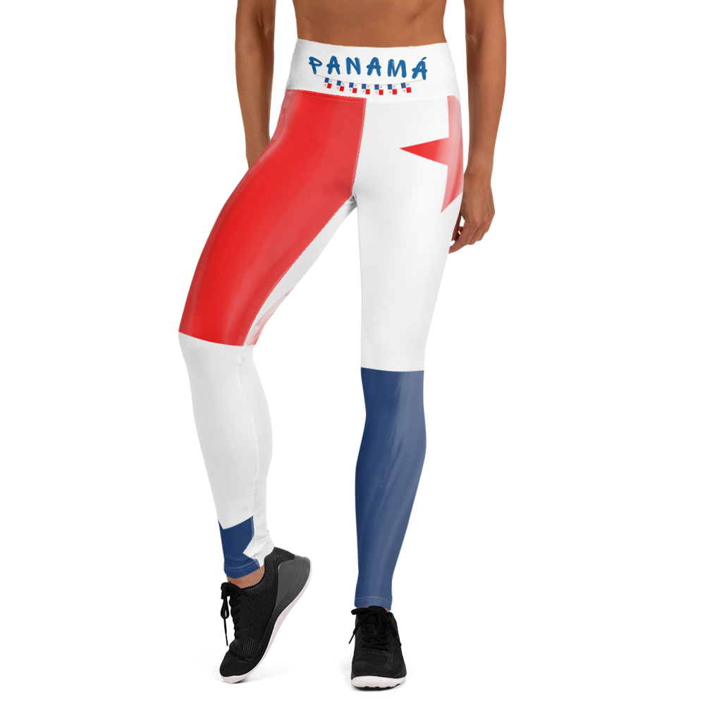 Panama Flag Yoga Leggings
