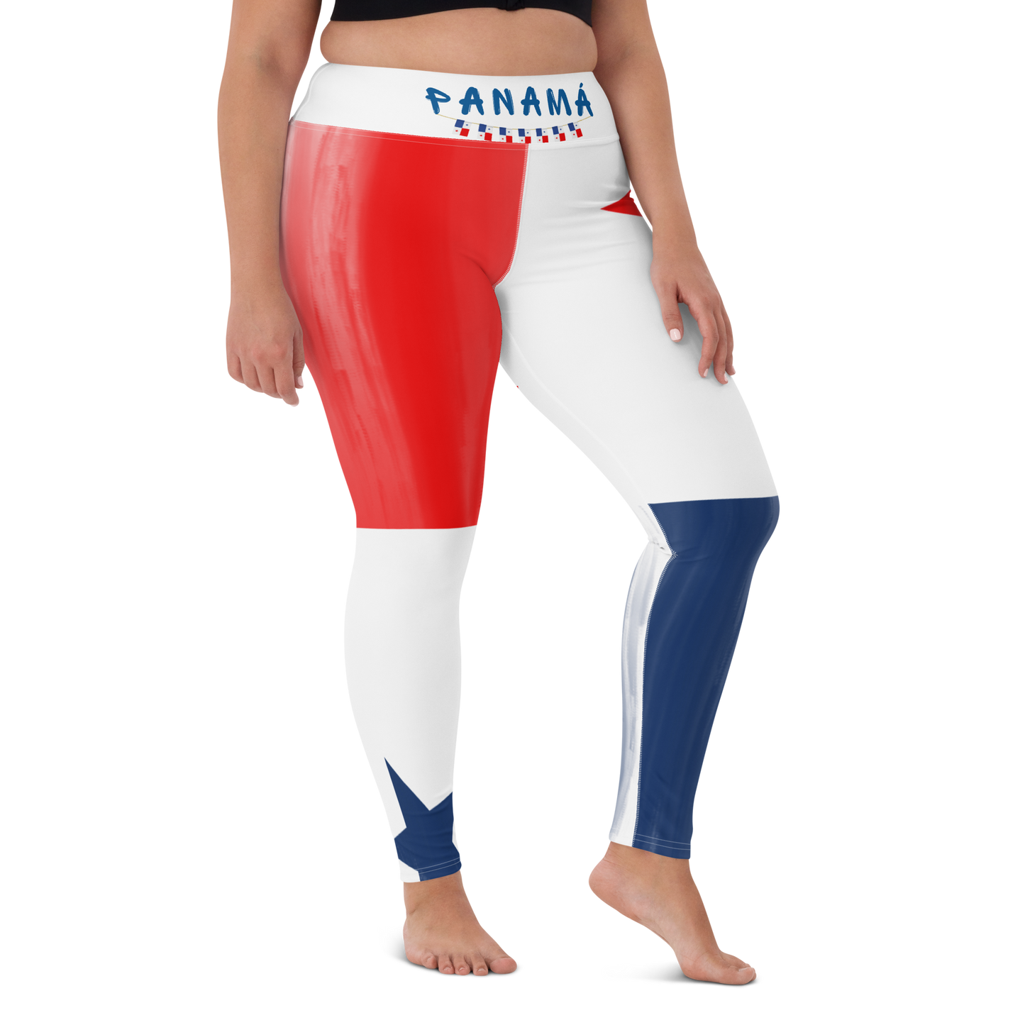 Panama Flag Yoga Leggings