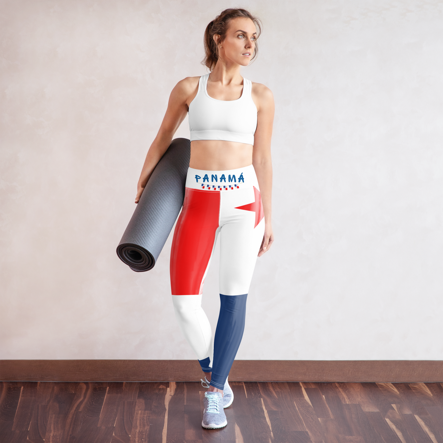 Panama Flag Yoga Leggings