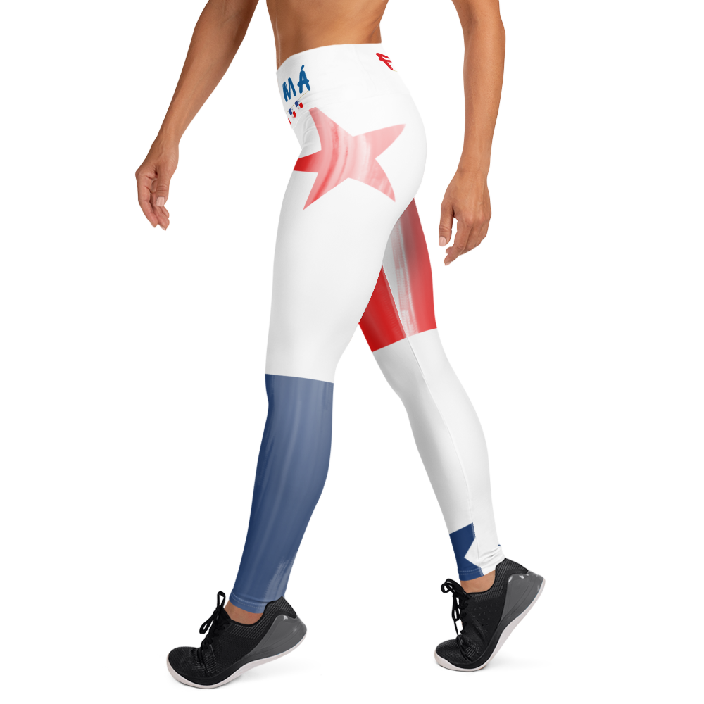 Panama Flag Yoga Leggings
