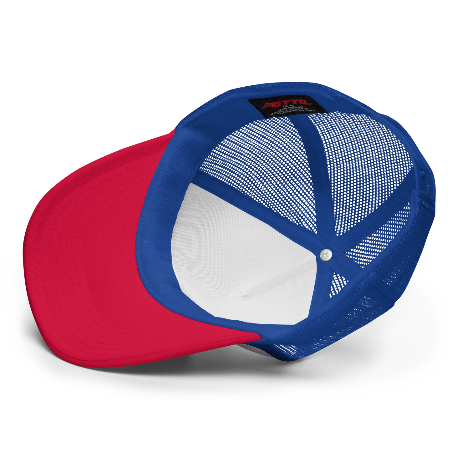 Tricolor Panama Embroidered Patch - Foam trucker hat