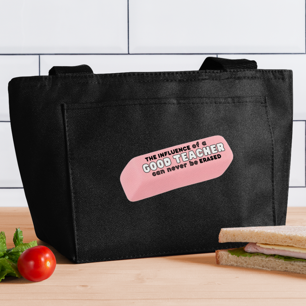 Good Teacher (in white): Lunch Bag - black