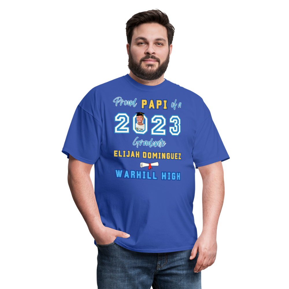 Proud Papi blue font - Unisex Classic T-Shirt - royal blue