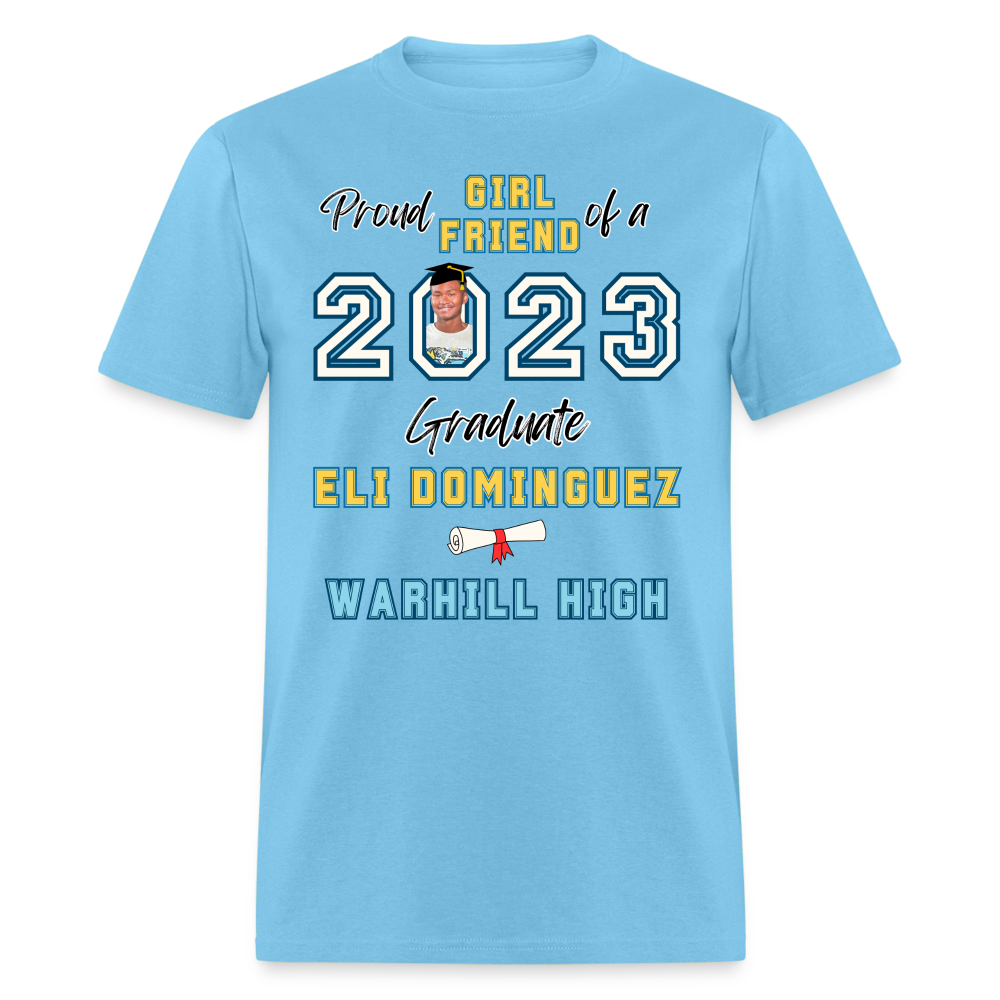 Proud Girlfriend - Unisex Classic T-Shirt - aquatic blue