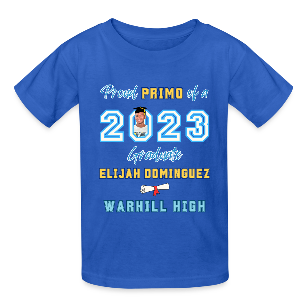 Proud Primo - Gildan Ultra Cotton Youth T-Shirt - royal blue