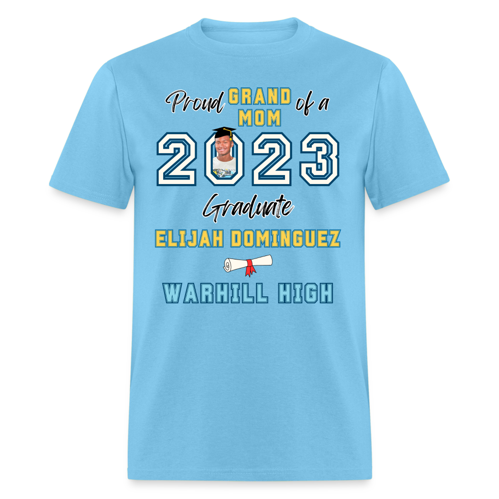 Proud Grandmom - Unisex Classic T-Shirt - aquatic blue