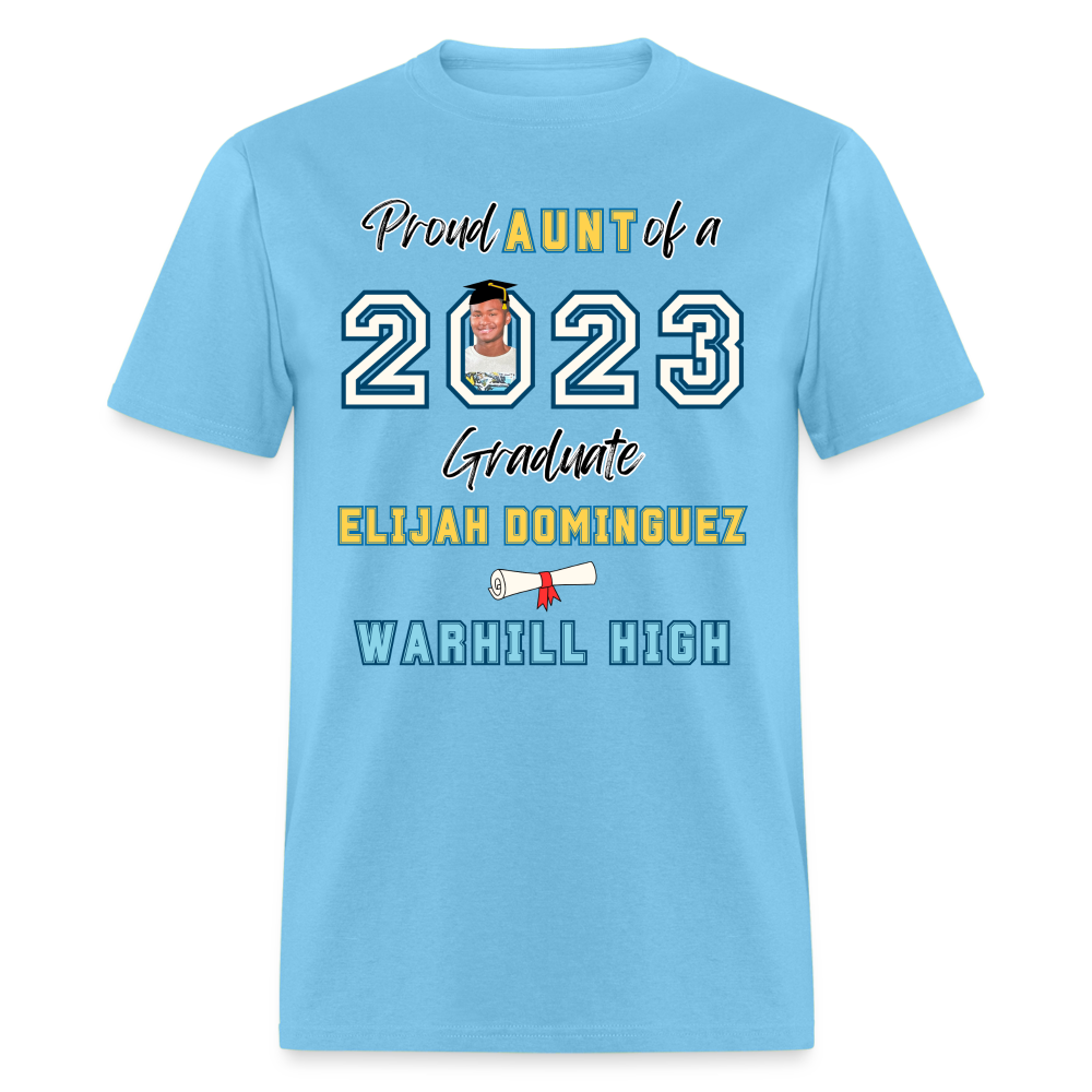 Proud Aunt - Unisex Classic T-Shirt - aquatic blue