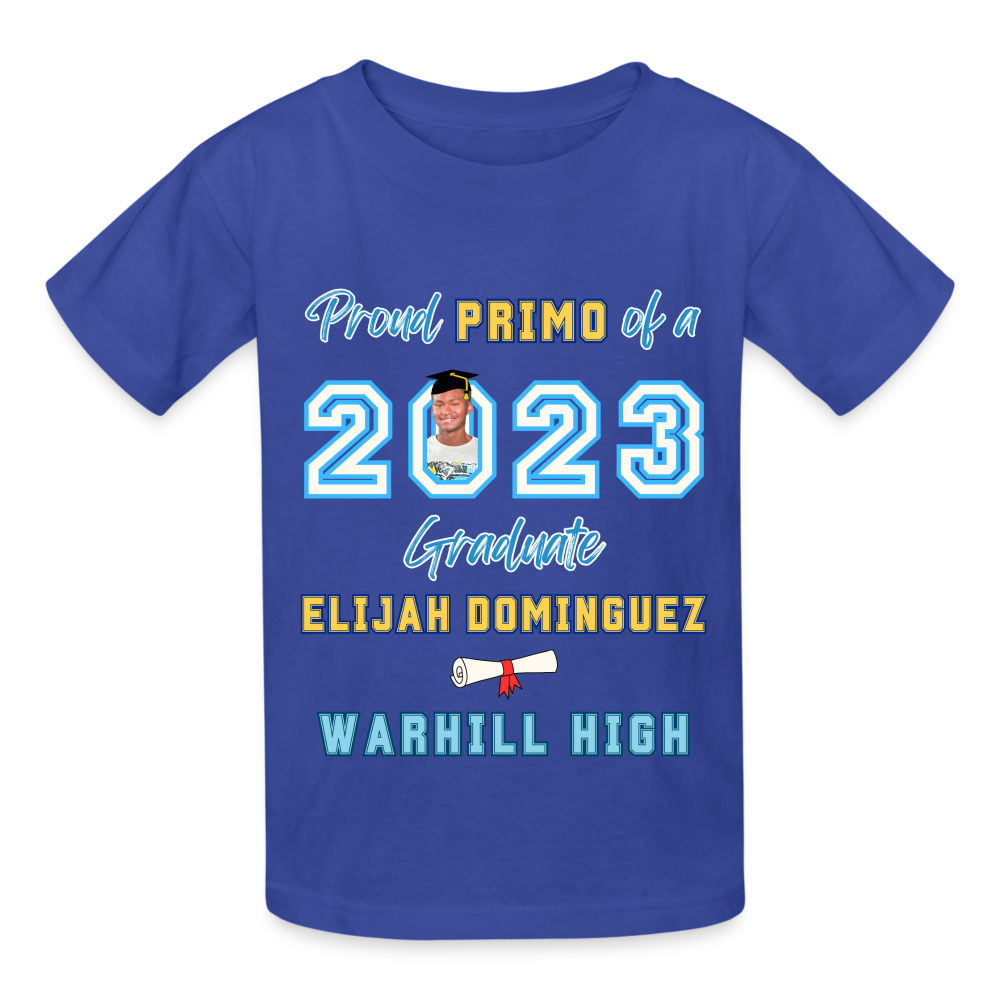 Proud Primo - Hanes Youth Tagless T-Shirt - royal blue