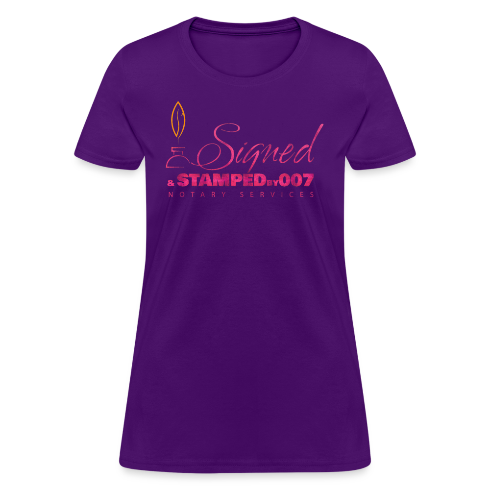 Pink SS Women's T-Shirt - purple
