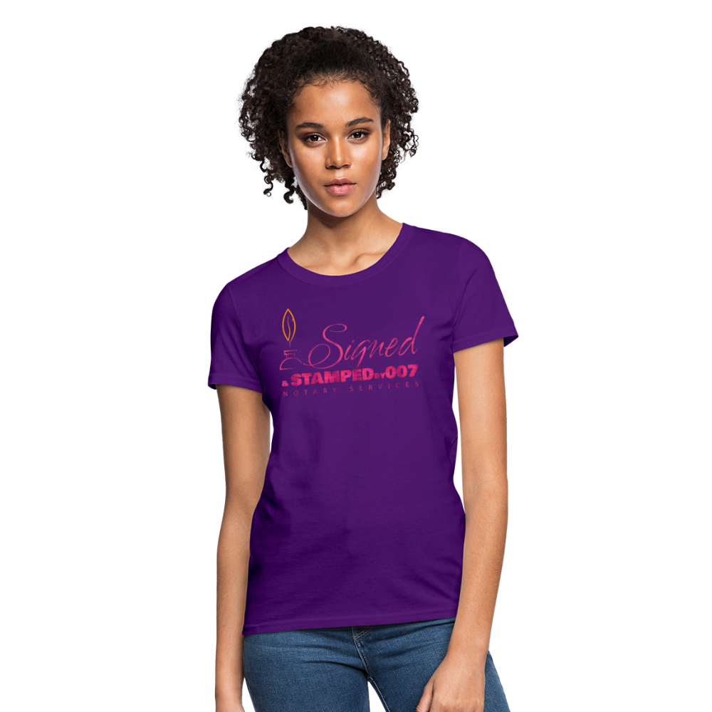 Pink SS Women's T-Shirt - purple