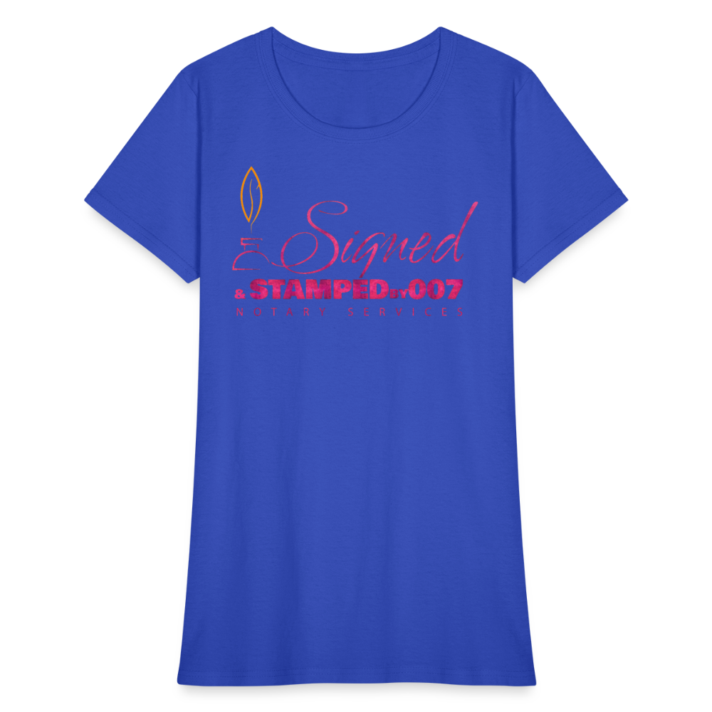 Pink SS Women's T-Shirt - royal blue