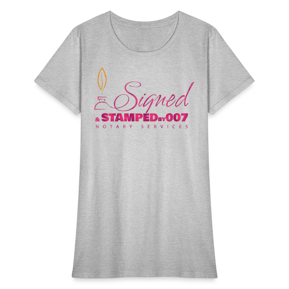 Pink SS Women's T-Shirt - heather gray