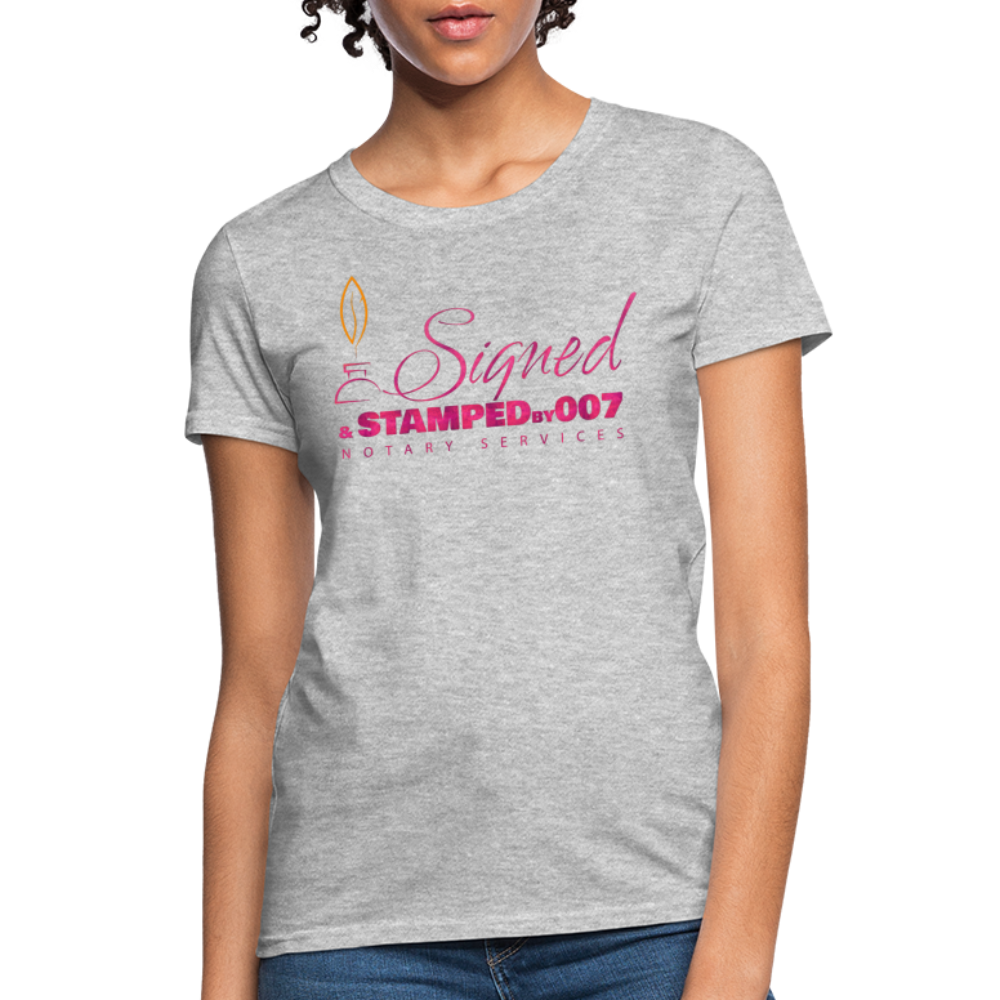 Pink SS Women's T-Shirt - heather gray