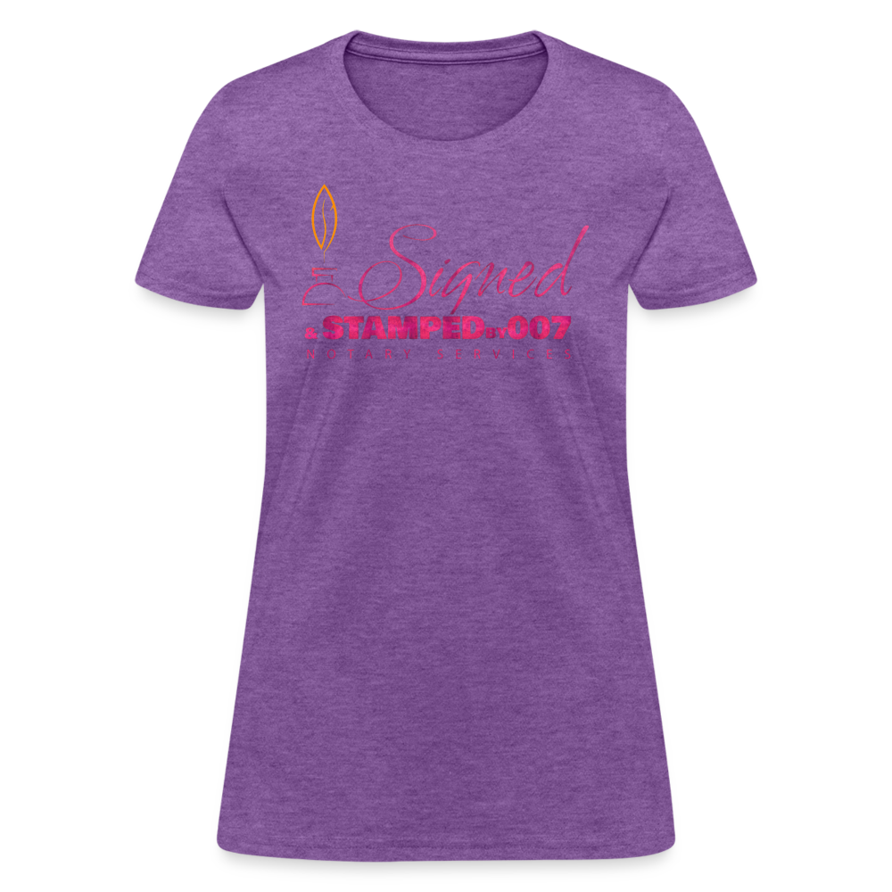 Pink SS Women's T-Shirt - purple heather