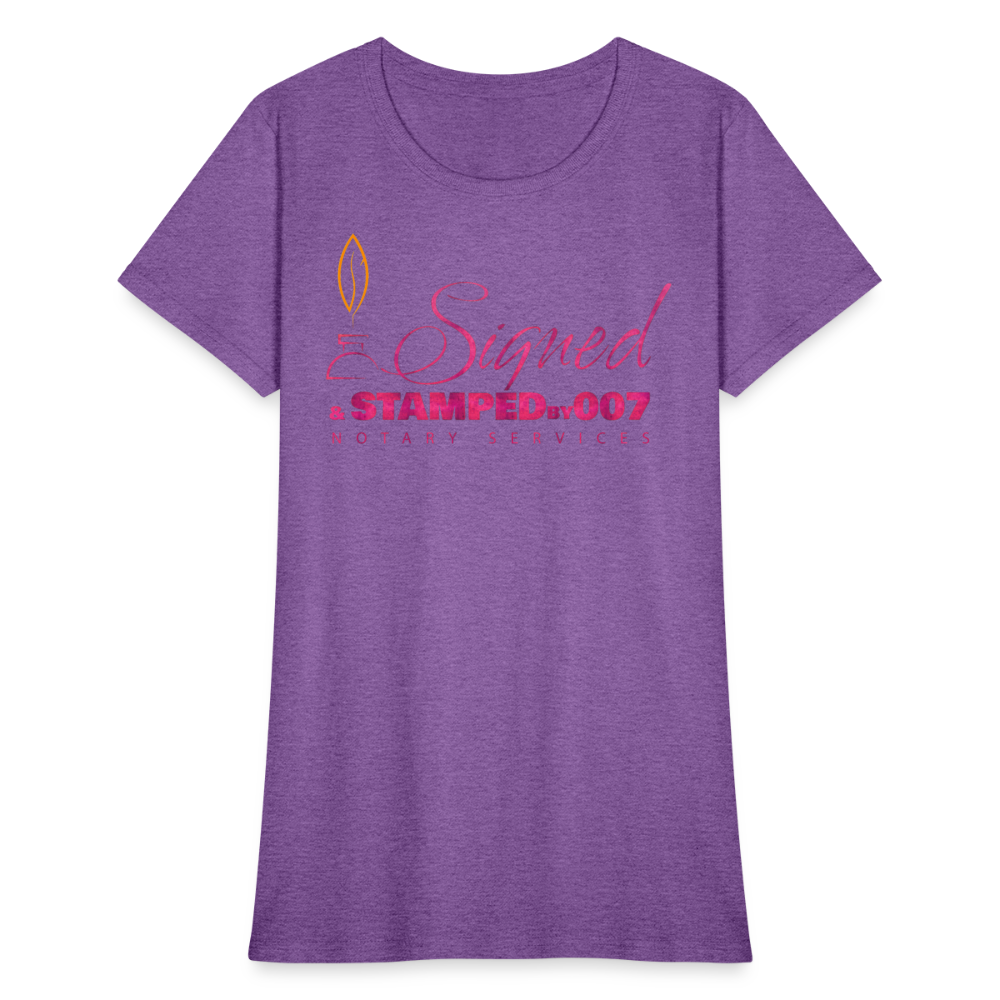 Pink SS Women's T-Shirt - purple heather
