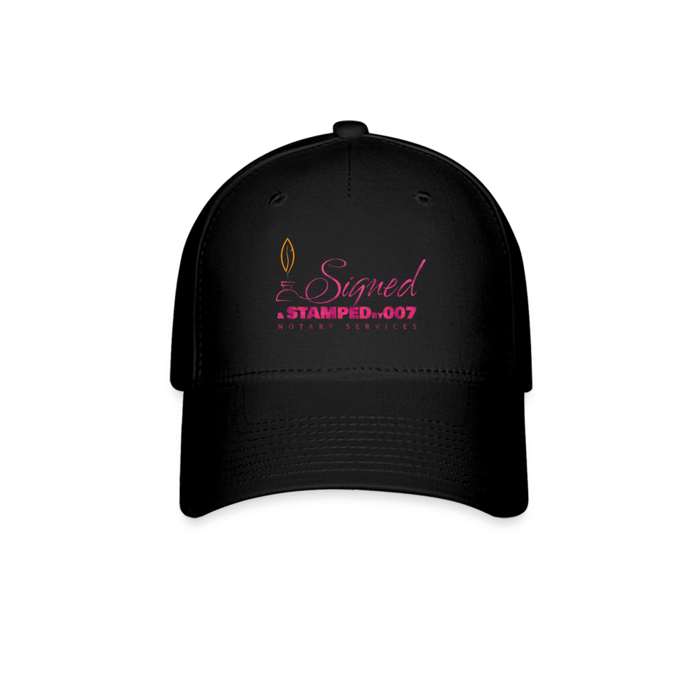 Pink SS Baseball Cap - black