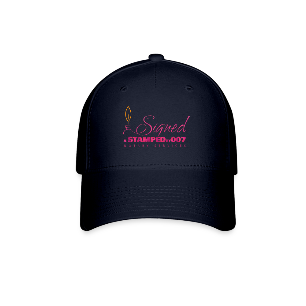 Pink SS Baseball Cap - navy