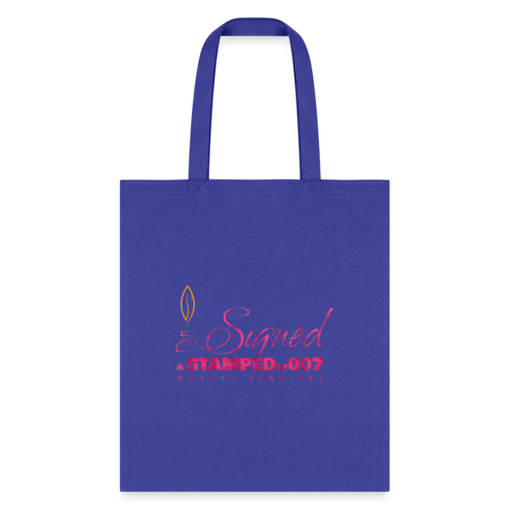 Tote Bag - royal blue