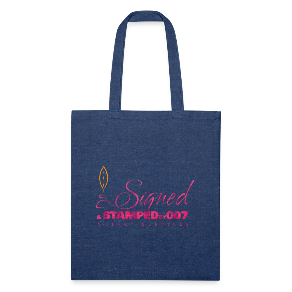 Recycled Tote Bag - heather navy