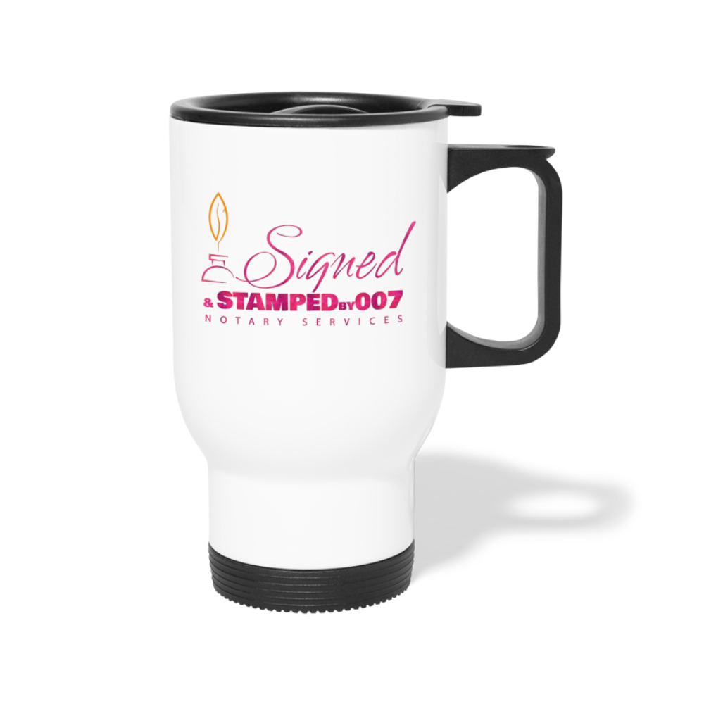 Travel Mug - white