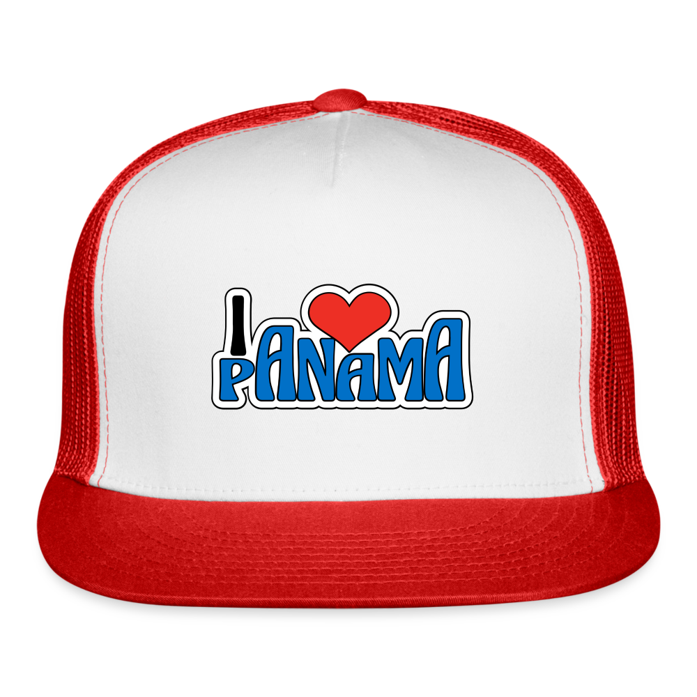 Love Panama - Trucker Cap - white/red