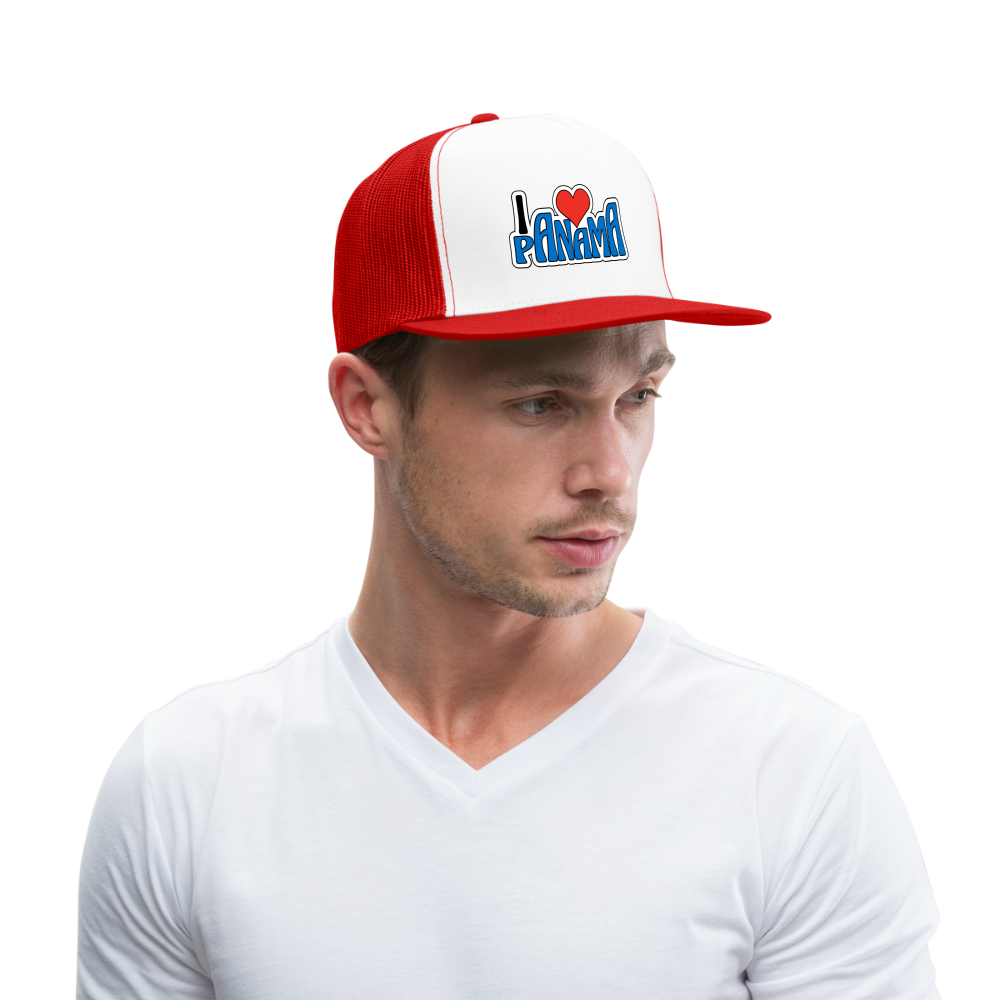 Love Panama - Trucker Cap - white/red