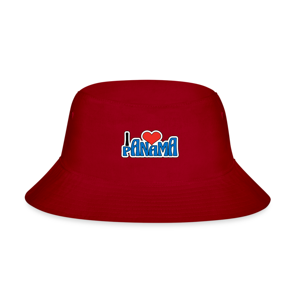 I Love Panama - Bucket Hat - red