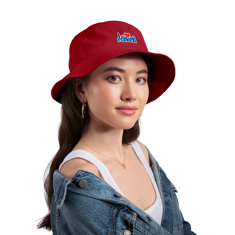 I Love Panama - Bucket Hat - red