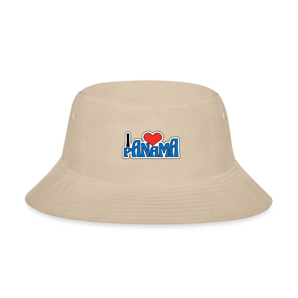 I Love Panama - Bucket Hat - cream