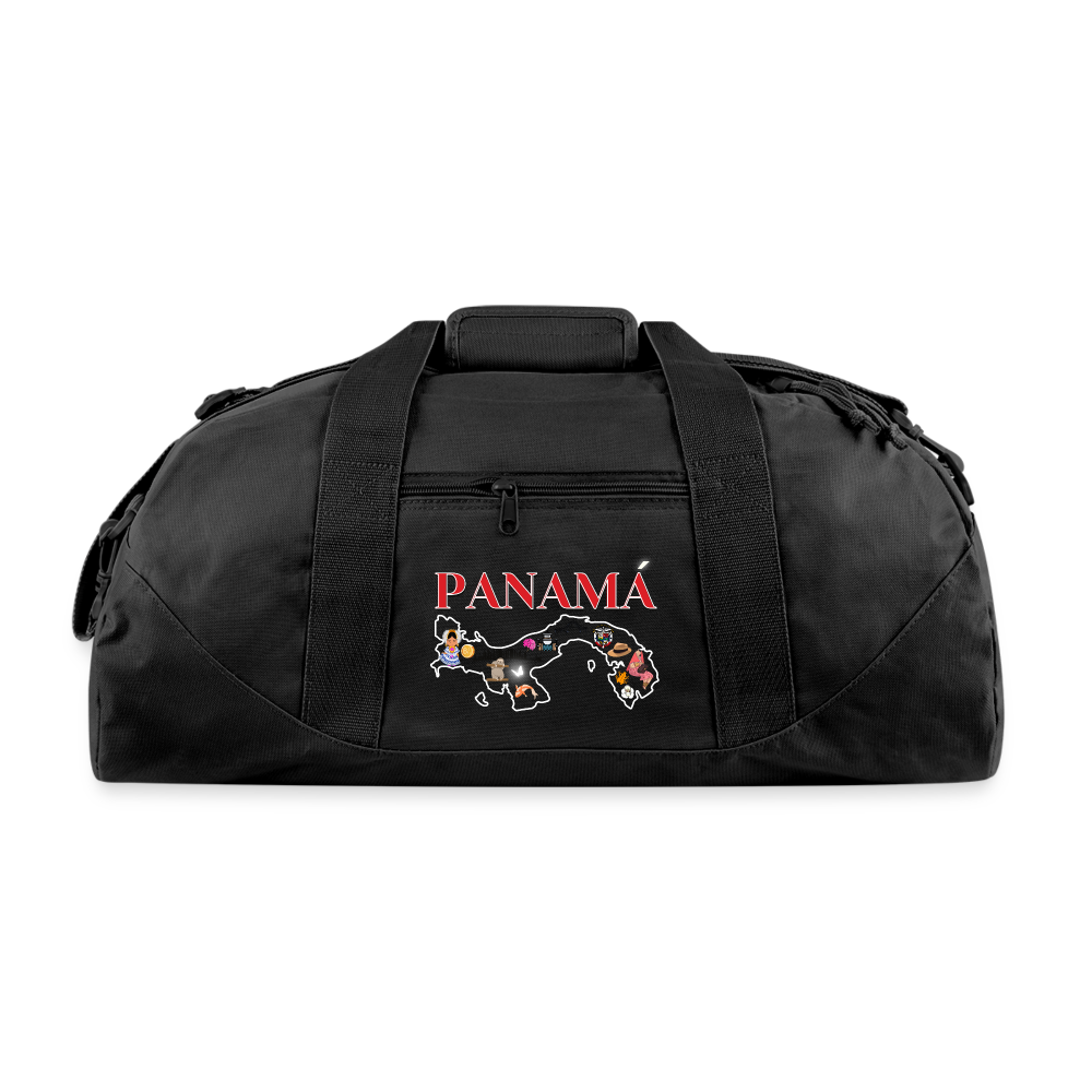Panama Patria - Recycled Duffel Bag - black
