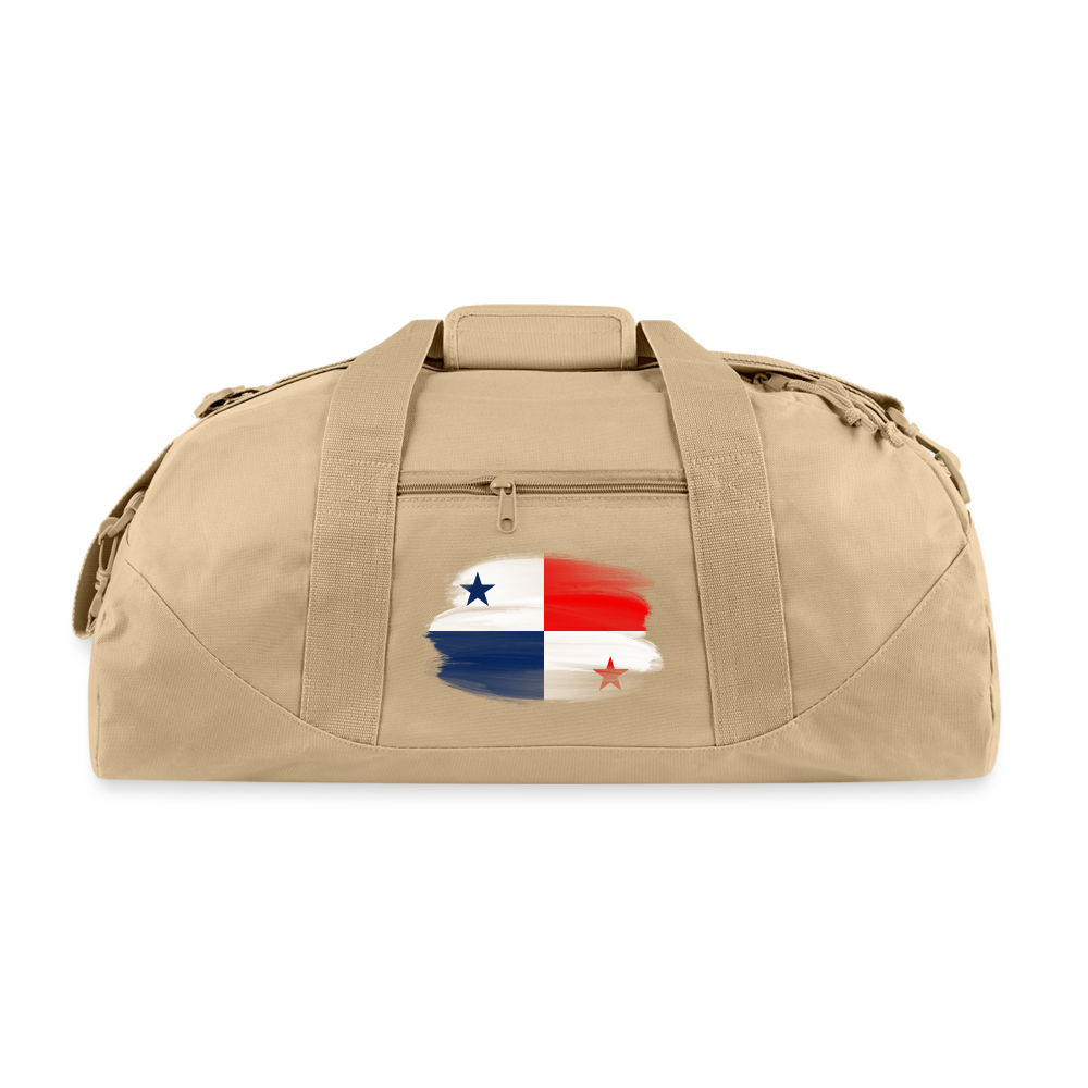 Panama Flag - Recycled Duffel Bag - beige