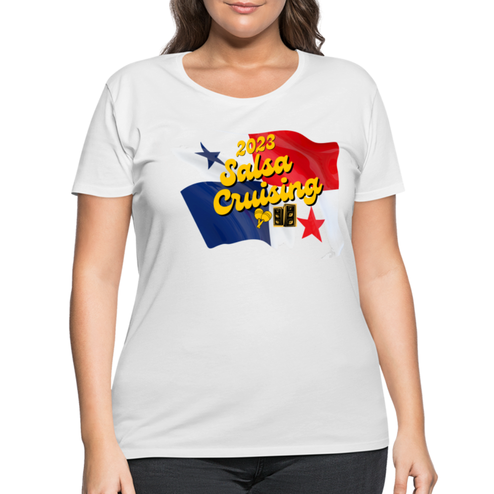 New! 2023 Salsa Cruising - Women’s Curvy T-Shirt - white