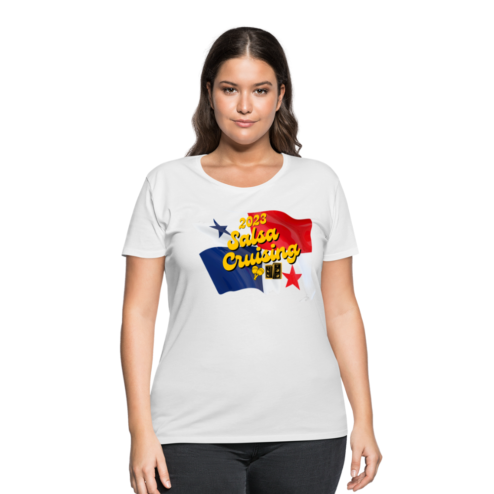 New! 2023 Salsa Cruising - Women’s Curvy T-Shirt - white