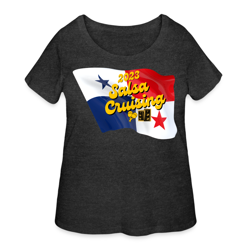 New! 2023 Salsa Cruising - Women’s Curvy T-Shirt - deep heather