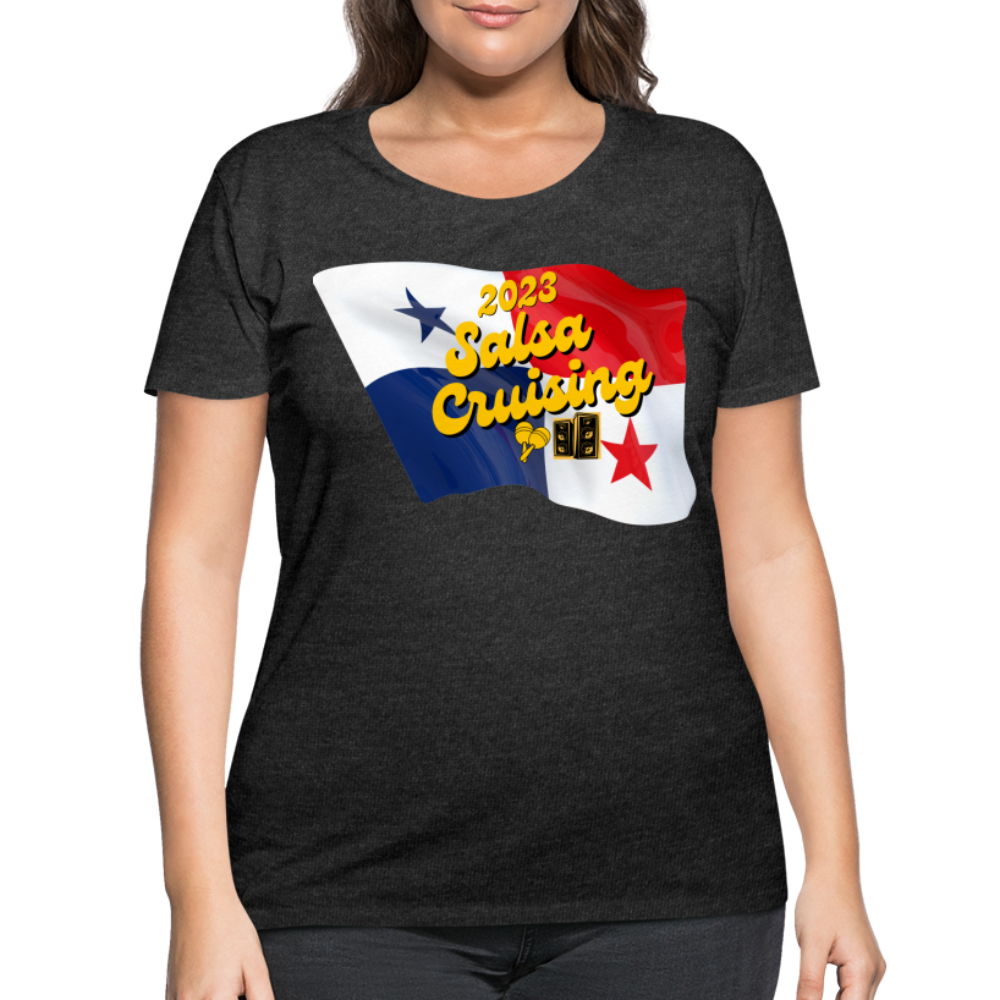 New! 2023 Salsa Cruising - Women’s Curvy T-Shirt - deep heather