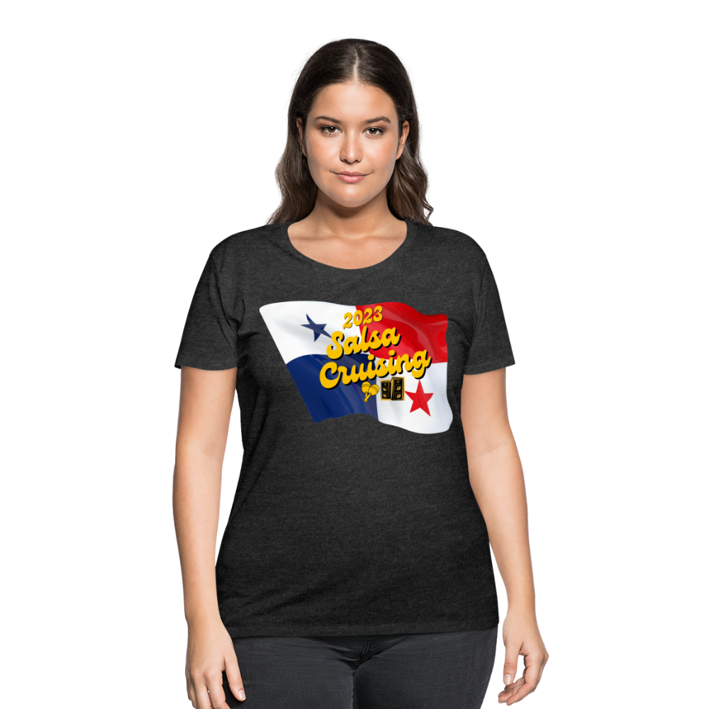 New! 2023 Salsa Cruising - Women’s Curvy T-Shirt - deep heather