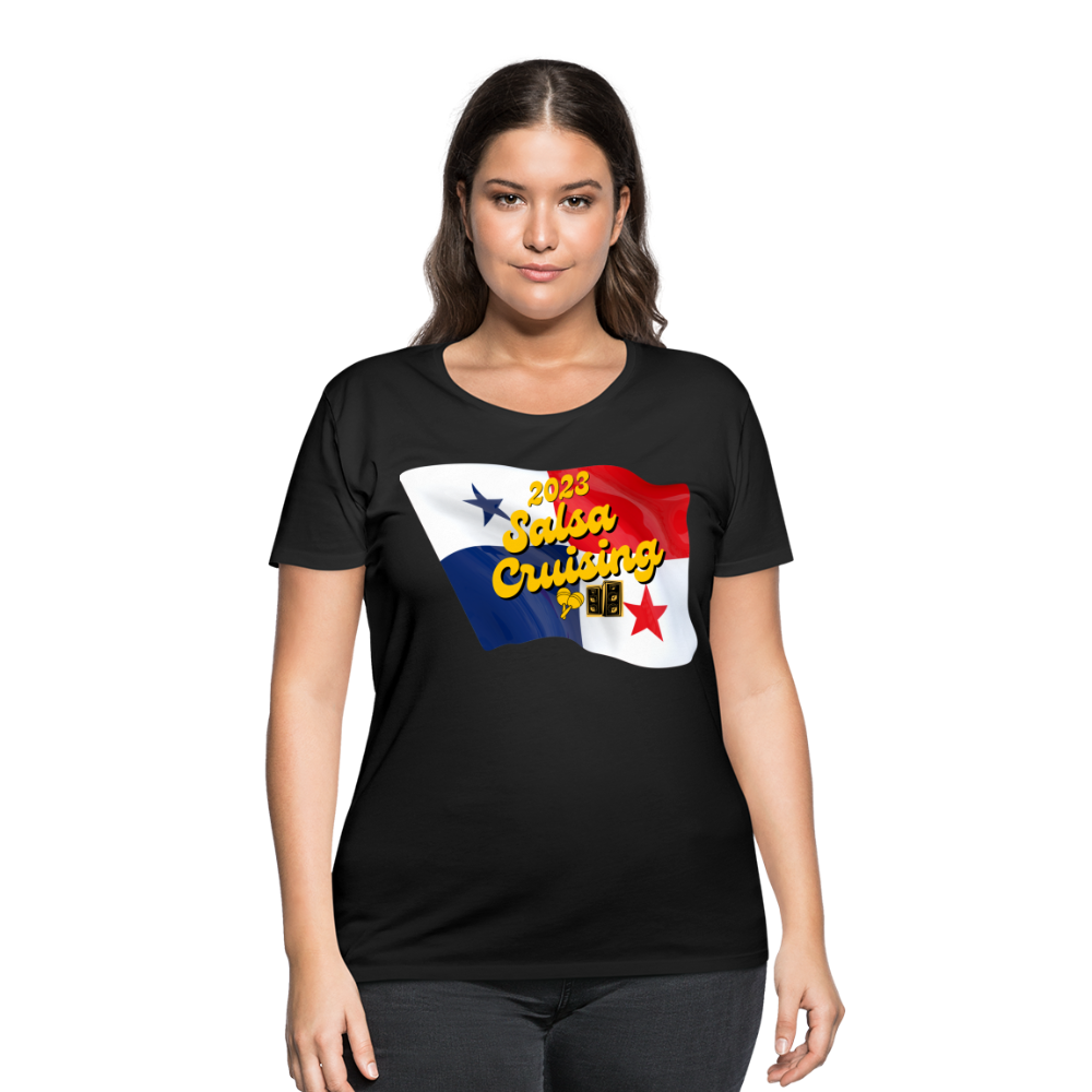 New! 2023 Salsa Cruising - Women’s Curvy T-Shirt - black