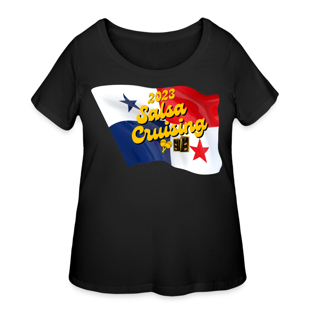 New! 2023 Salsa Cruising - Women’s Curvy T-Shirt - black