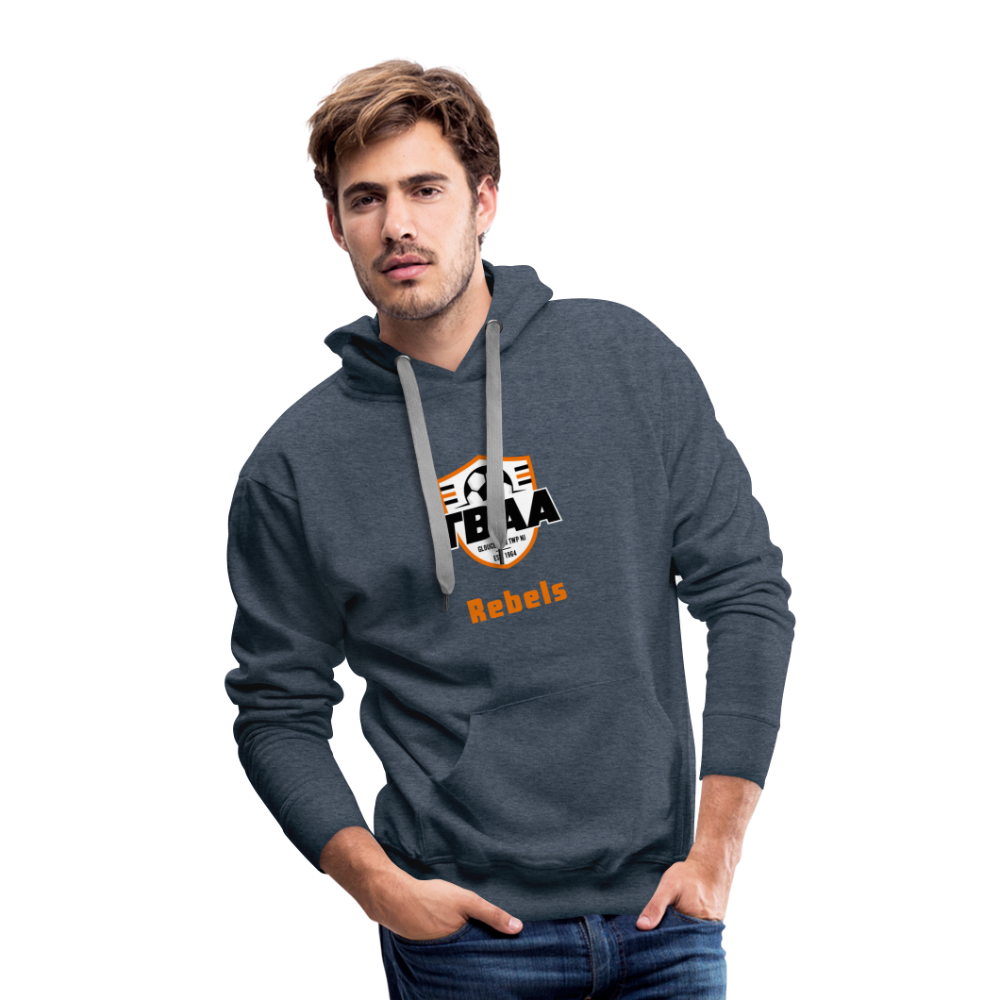 TBAA Rebels - Men’s Premium Hoodie - heather denim