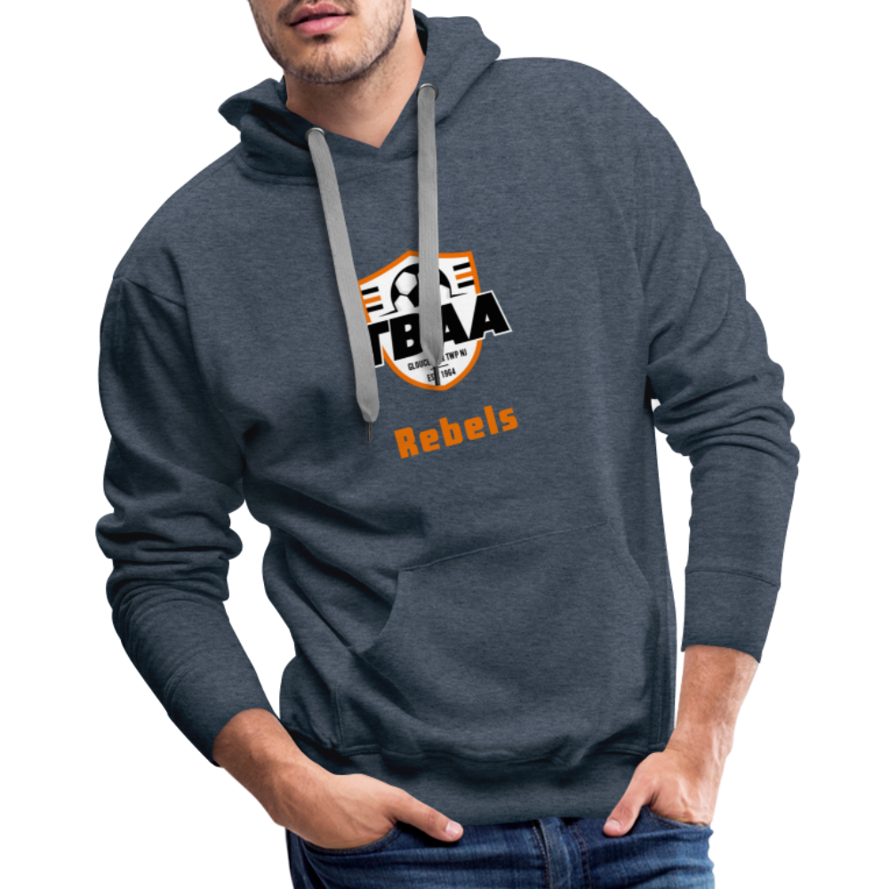 TBAA Rebels - Men’s Premium Hoodie - heather denim